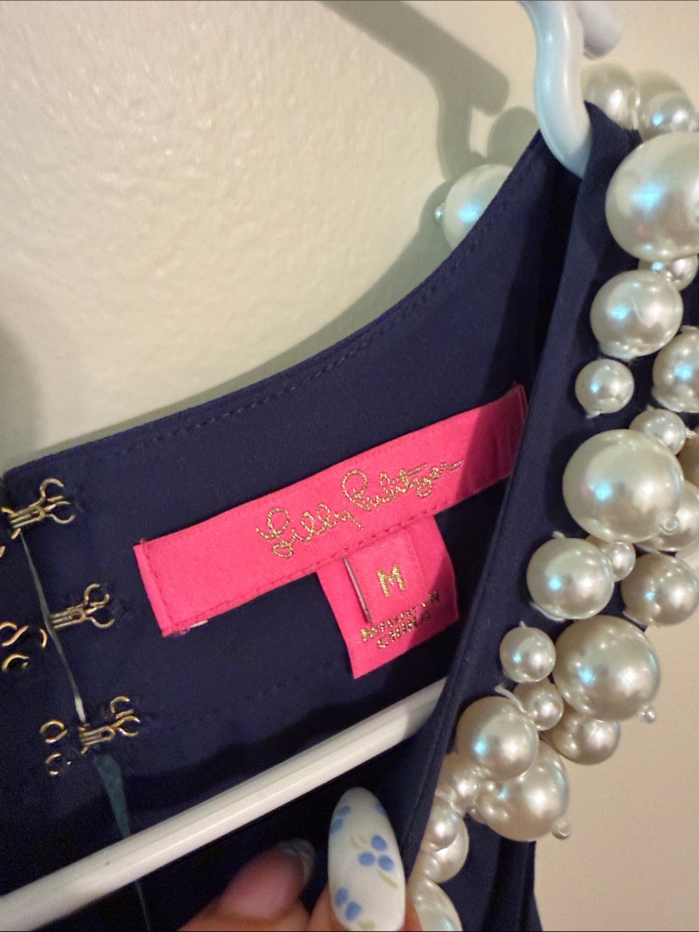 Lilly Pulitzer Shawn Beaded Halter Top New Without Tags - Picture 3 of 5